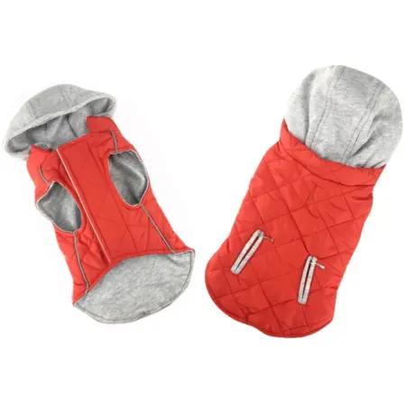 Μπουφανάκι Σκύλου Sportive με Κουκούλα της Pet Interest Κόκκινο Medium 31 cm