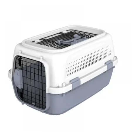 Κλουβί Μεταφοράς Σκύλου & Γάτας Ulysses Easy 2 56,5x36x32,5cm Γκρι