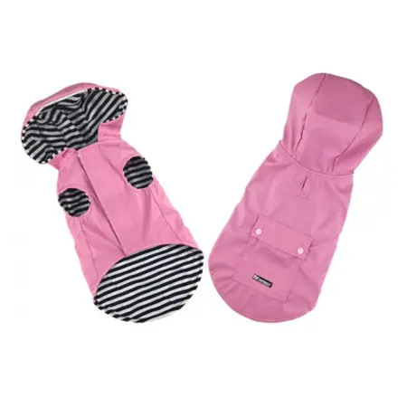 Αδιάβροχο Raincoat Stripe Lining Large 37cm Ροζ