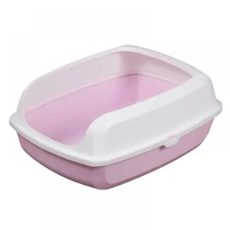 Ημίκλειστη Τουαλέτα Γάτας Cat Toilet Easy - Semi Closed M Pink 50,5x37,5x19,5cm Ροζ