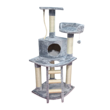 Γατόδεντρο playground Tarzan 50x50x125cm Γκρί