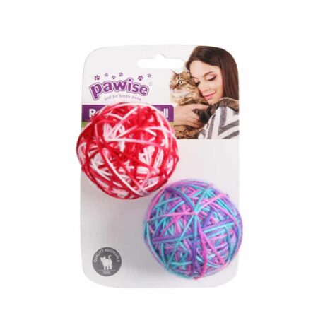 Pawise Παιχνίδι Γάτας Rattle Wool 2τμχ 6cm