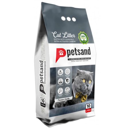 Pet Sand Carbon Cat Litter 10lt