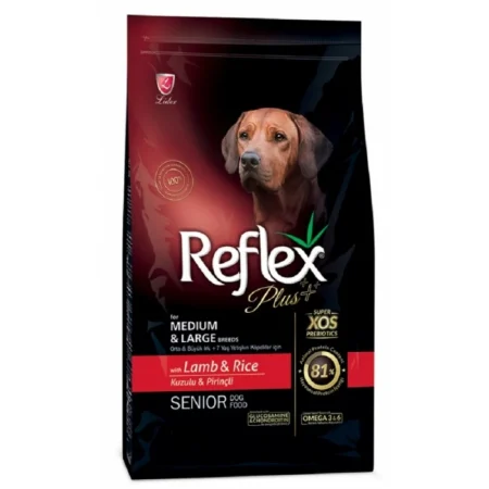Reflex Plus Medium/Large Senior Lamb 15kg