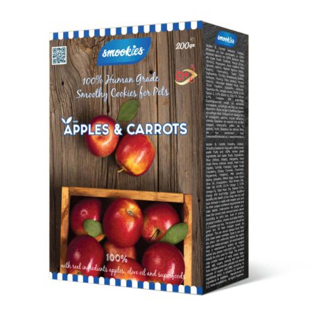 Smookies Apples & Carrots 200gr – Μπισκότα