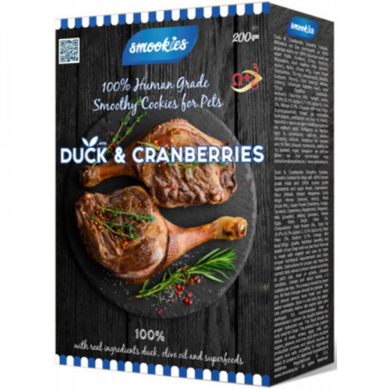 Smookies Duck & Cranberries 200gr