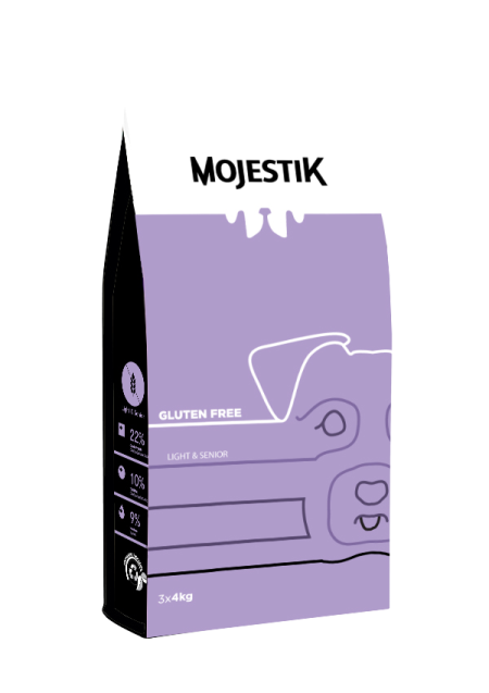 Mojestik Super Premium Gluten Free Light & Senior 12kg