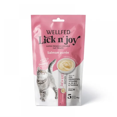Wellfed Lick N Joy με Σολομό