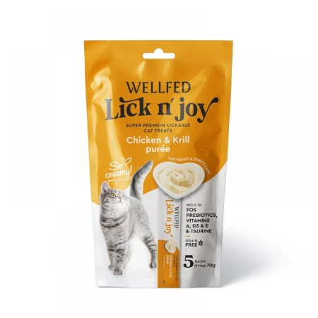 Wellfed Lick N Joy Chicken & Krill
