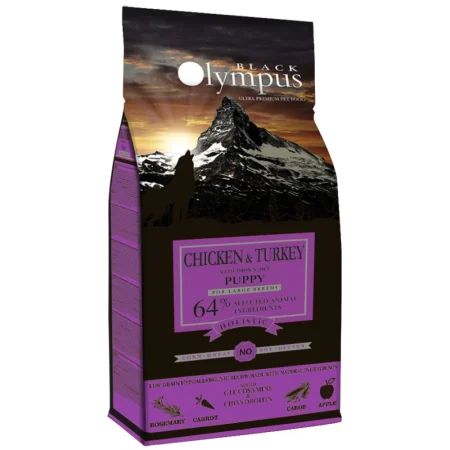 Black Olympus Puppy Chicken & Turkey 2kg