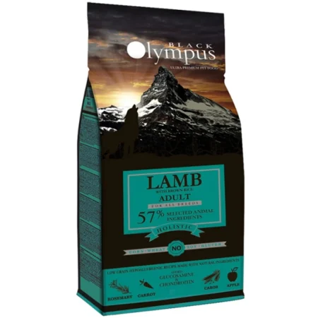 Black Olympus Adult Lamb & Brown Rice 12kg