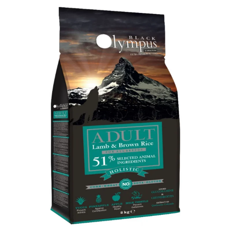 Black Olympus Adult Lamb & Brown Rice