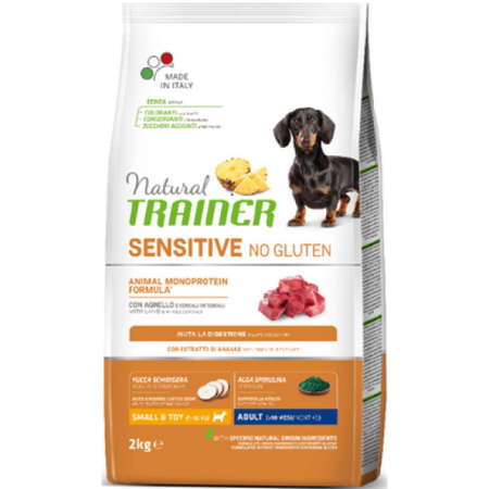 Natural Trainer Sensitive No Gluten Adult Mini Αρνί 2kg