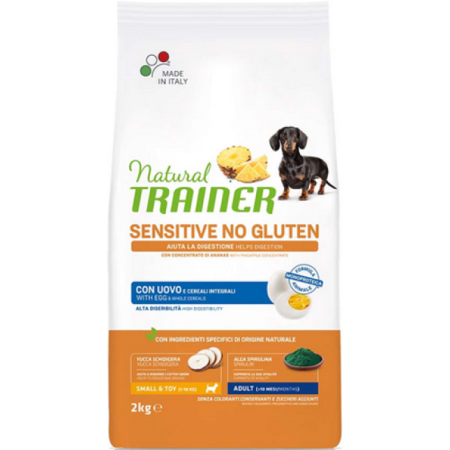 Natural Trainer Sensitive Adult Mini No Gluten Αυγό 2kg