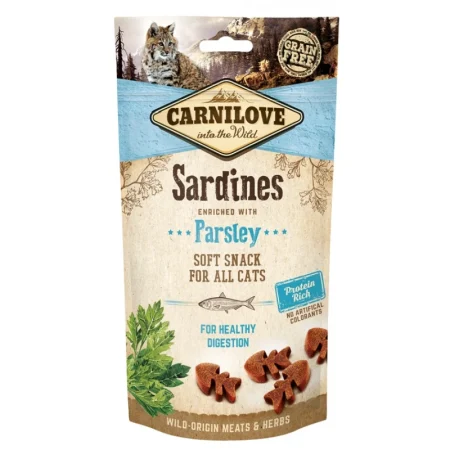 Carnilove Cat Snack Sardine Parsley 50gr