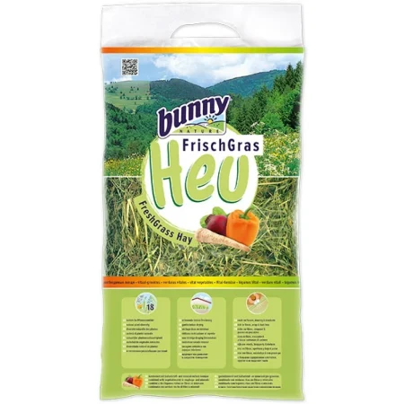 Χόρτο Bunny Freshgrass Hay Με Λαχανικά
