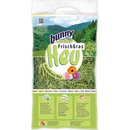 Χόρτο Bunny Freshgrass Hay με Άνθη