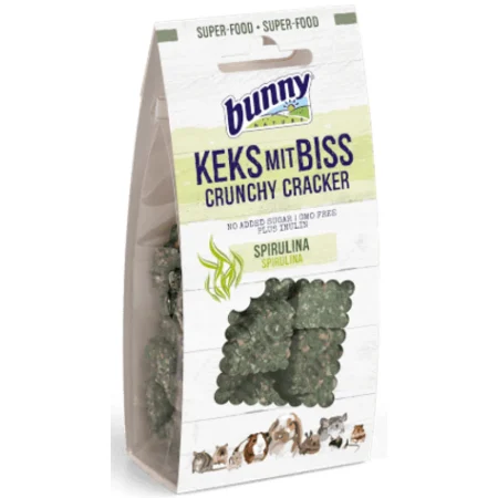 Bunny Crunchy Cracker με Σπιρουλίνα