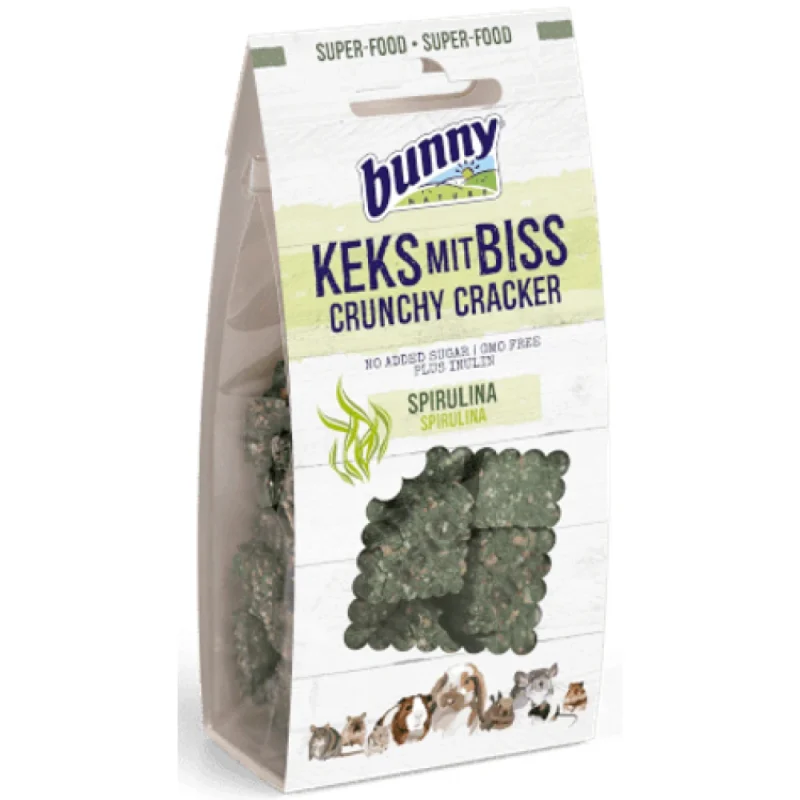 Bunny Crunchy Cracker με Σπιρουλίνα