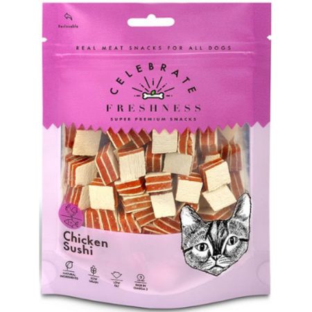 Celebrate Freshness Chicken Sushi For Cats 50gr