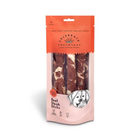Celebrate Freshness Beef Steak Sticks 17cm – 140gr, 3τμχ