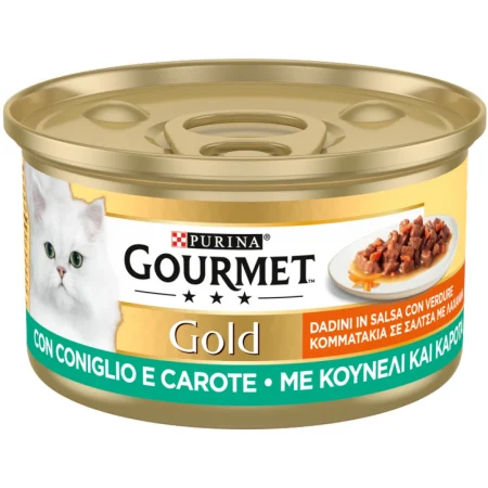 Purina Gourmet Gold Κομματάκια Κουνέλι & Καρότα