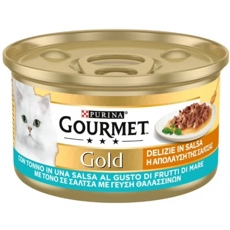 Purina Gourmet Gold Η Απόλαυση της Σάλτσας Με Τόνο