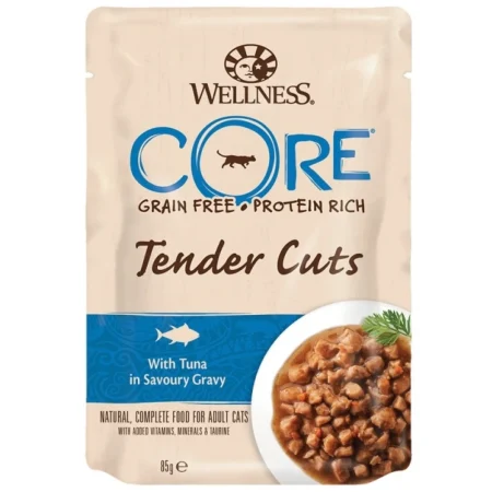 Wellness Core Tender Cuts Τόνος σε Σάλτσα 85gr