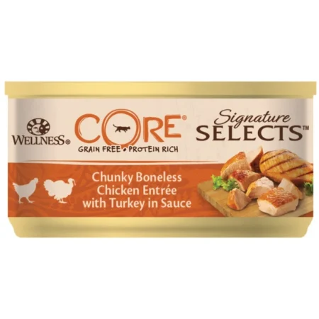 Wellness Core Signature Select Chunky Κοτόπουλο & Γαλοπούλα