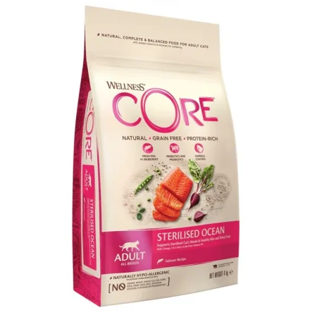 Wellness Core Cat Sterilized Σολομός