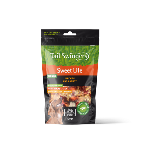 Tail Swingers Κοτόπουλο & Καρότο 100gr