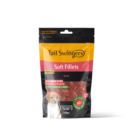 Tail Swingers Puppy Φιλετάκια Πάπιας 100gr