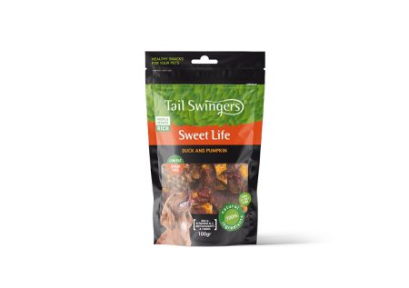 Tail Swingers Πάπια με Κολοκύθα 100gr – Λιχουδιά Σκύλου