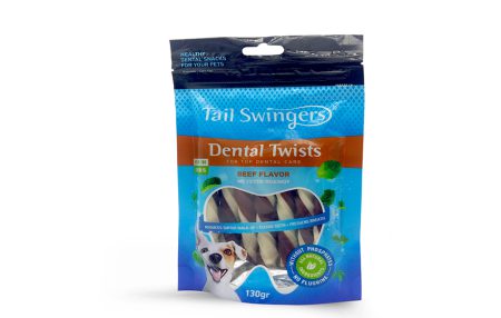 Tailswingers Dental Milk Twisters με Μοσχάρι 130gr