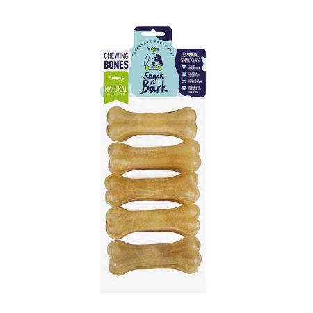 Snack n Bark Συμπαγή Φυσικά Κόκαλα 8cm