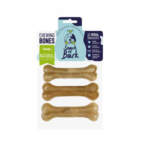 Snack n Bark Συμπαγή Κόκκαλο Φυσικό 13cm 55gr