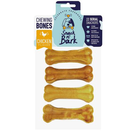 Snack n’ Bark Συμπαγές Κόκαλο Κοτόπουλο 10cm