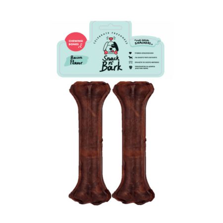 Snack n Bark Κόκαλο Ασβεστίου με Μπέικον 16cm