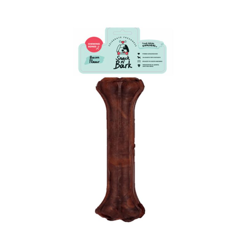 Snack n Bark Κόκαλο Ασβεστίου με Μπέικον για Σκύλους 26cm