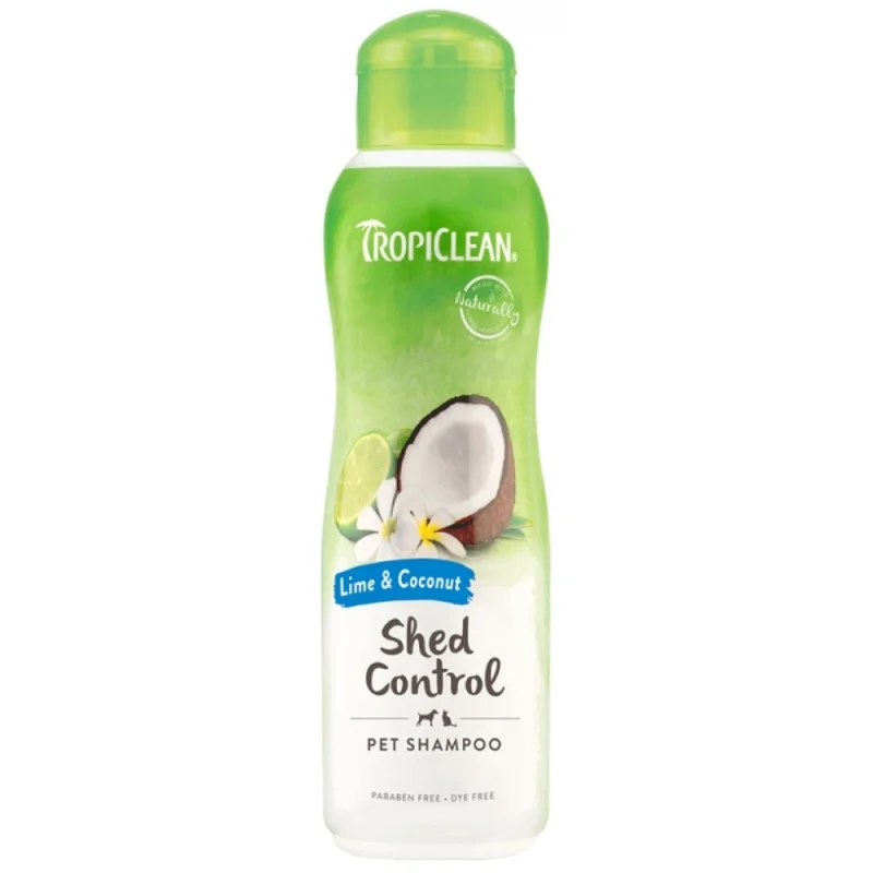 Tropiclean Shed Control Lime & Coconut Shampoo 592ml