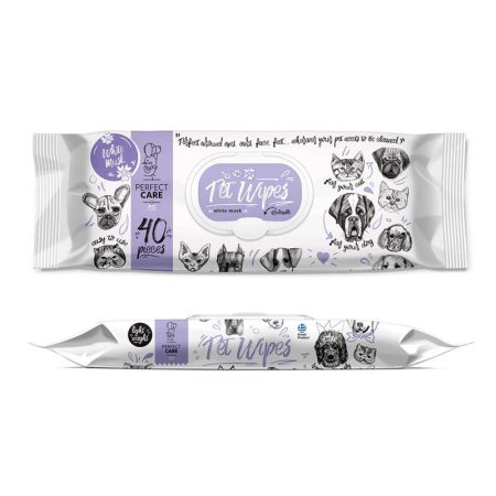 Perfect Care Wipes Chlorhexidine White Musk Scent 40ct