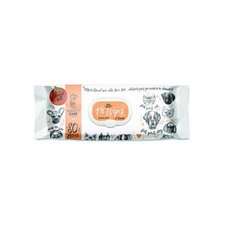 Perfect Care Wipes Μαντηλάκια Καθαρισμού με Άρωμα Almond Milk 80τμχ