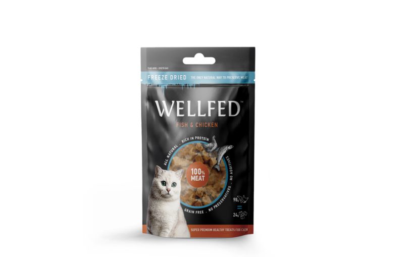 Wellfed Cat Freeze Dried Fish and Chicken 24gr