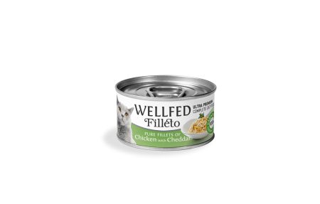 Wellfed Cat Filleto Pure Chicken and Cheddar