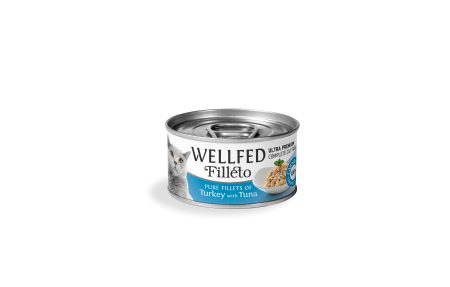 Wellfed Cat Filleto Pure Turkey and Tuna