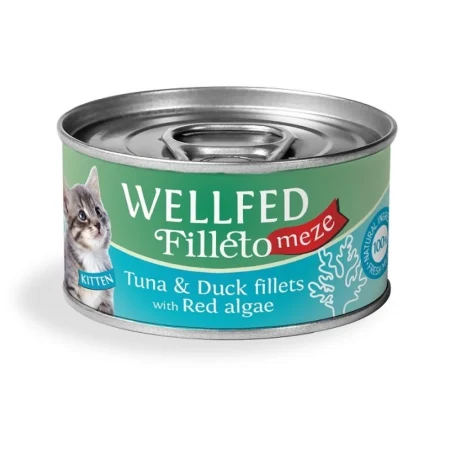 Wellfed Cat Filleto Meze Kitten Tuna & Duck