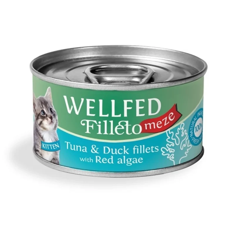 Wellfed Cat Filleto Meze Kitten Tuna & Duck