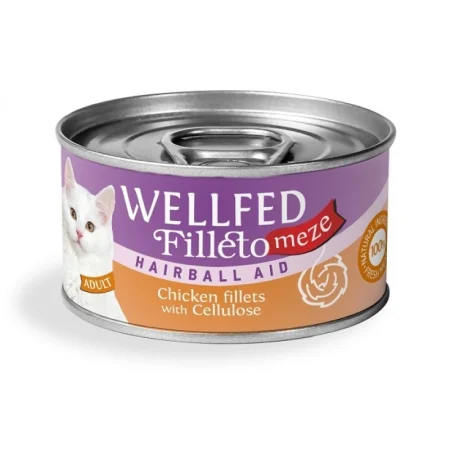 Wellfed Cat Filleto Meze Adult Hairball Chicken