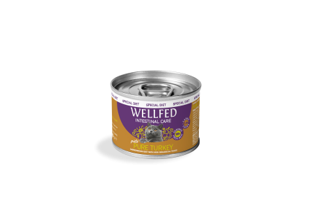 Wellfed Cat Στειρωμένες Γαλοπούλα Intestinal Care 200gr