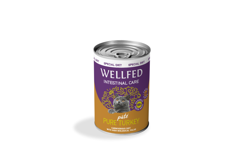 Wellfed Cat Sterilized Turkey Intestinal Care
